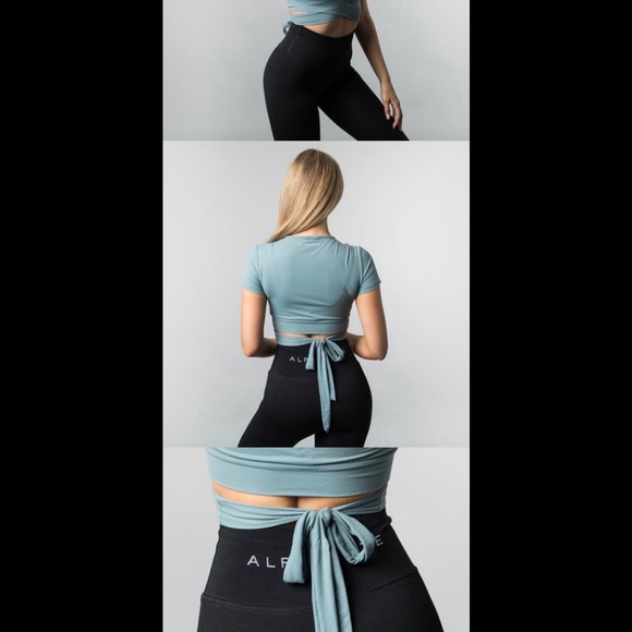 ALPHALETE ULTRA SOFT TIE TOP - Picture 2 of 3